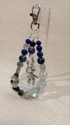 ハンドメイド ウサギチャーム ストラップ