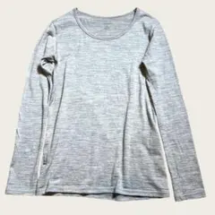 icebreaker メリノウールシャツ　Tシャツ　長袖　グレー　XS
