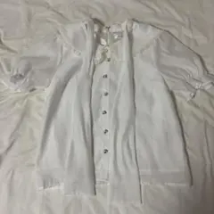 evelyn半袖ブラウス ホワイトのサムネイル
