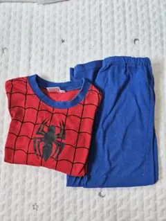 スパイダーマン　パジャマ　セット　110 男の子　薄手