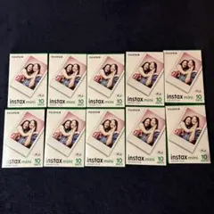 FUJIFILM instax mini インスタントフィルム 10枚入×10箱