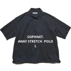 SOPHNET. 4WAY STRETCH POLO ポロシャツ SOPHNET. LINEN MESH OVERSIZED POLO M - メルカリ