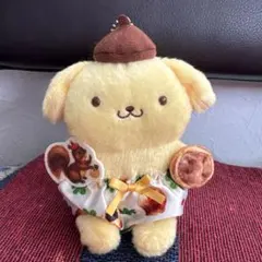 ポムポムプリン 館のレストラン マスコット ぬいぐるみ ピューロランド