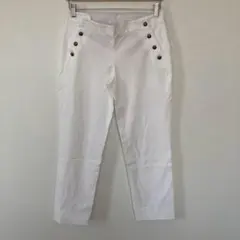 BrooksBrother　s　マリンパンツ　0　チノパン　白　ストレッチボタンのサムネイル