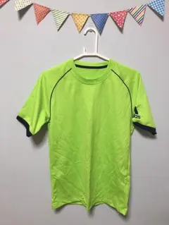 【値下げ！】Tシャツ adidas メンズ M 蛍光グリーン キレイめ 鮮やか