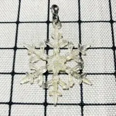 雪の結晶　ボールチェーンマスコット　ガチャガチャ　星形樹枝 I