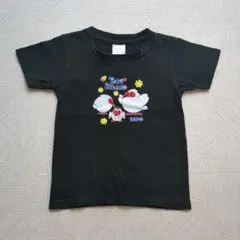 美品 佐渡島 トキ 110cm Ｔシャツ 黒 ブラック