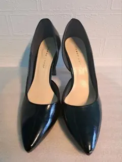 JELLY BEAN ブラックエナメル ハイヒール　 22.5cm