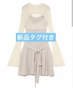 ANDMARY Mimi ribbon mini dress 新品 - メルカリ