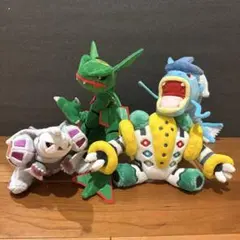 ポケモン　ポケモンセンター　ギャラドス　レックウザ　パルキア　レジギガス　4体