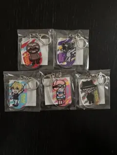 ドズル社 キャラクターズ くじ アクリルキーホルダー 缶バッジ シール