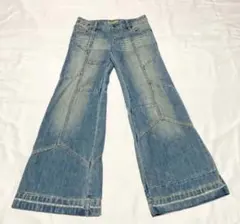最終値下げMARNI ブーツカットデニム 青 - メルカリ