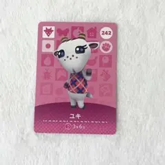 あつまれどうぶつの森 amiiboカード　ユキ 242