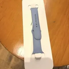 純正　42mm Apple Watch ライトブルー シリコンバンド