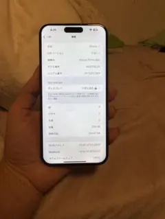 Apple iPhone15 Pro Max 256GB，美品，バッテリー97%