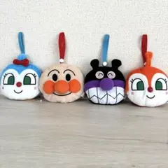 アンパンマン ぬいぐるみ 4種　コンプリートセット　ポケットティッシュカバーのサムネイル