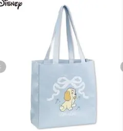 新品タグ付き Disney レディ トートバッグ ライトブルー　アベイル
