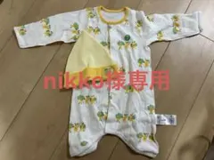 moimoln 動物柄ロンパース&帽子セット 50-60cm