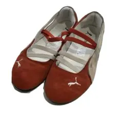 PUMA スピードキャットバレエ レッド/ホワイト 24.5cm スニーカー