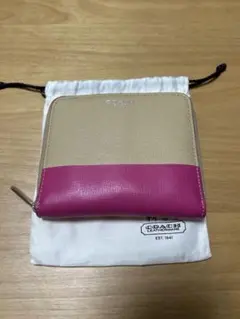 のんき様向け/コーチ COACH 財布 二つ折り ラウンドファスナー コンパクト