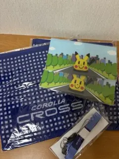 トヨタ販促品　カローラクロス　ストラップ&タオル　他