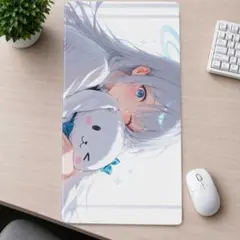キャラクターイラストプレイマット、デスクマット、マウスパッド Amazon.co.jp: UniqcasaゲーミングマウスパッドXXL拡張アニメマウス
