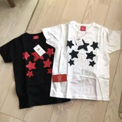 OJICO 星柄とてんとう虫デザインTシャツ2枚セット