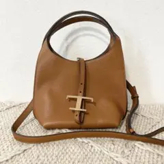 2026年最新】TOD'S（トッズ） T タイムレス レザー ホーボー バッグの