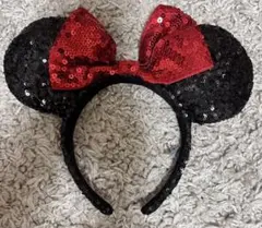 ミニーマウス スパンコールカチューシャ