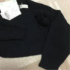 新品タグ付き セレク ボレロ 80〜90 日本製 ネイビー