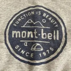 mont-bell グレー クルーネック トレーナー