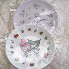 モスバーガー　福袋　マイメロディ　クロミ　メラミンプレート　2枚セット