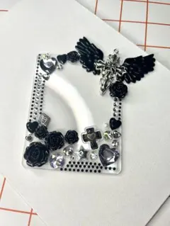 トレカケース　硬質カードケース　ハンドメイド　B8サイズ　ゴシック　黒