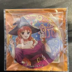 ワンピース　ナミ 輩缶バッジ　ハッピーハロウィン