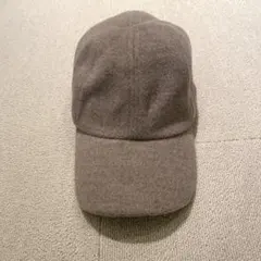 PLST スエード調　ベージュキャップ　サイズFREE