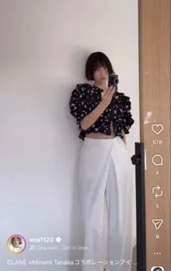 新品未使用CLANE×田中みな実FLOWER JACQUARD サイズ1 - メルカリ