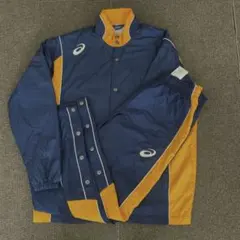 アシックス　上下セットトレーニングウェア　ウインドブレーカー　ミニバス　バスケ