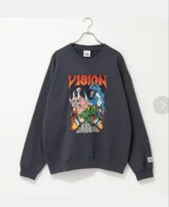 新品！未使用　VISION恐竜プリント トレーナー　Ｍ