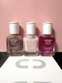 【箱あり】ohora NATURAL GLOW ネイル強化剤 3本セットのサムネイル