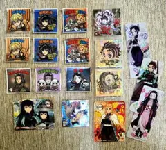 鬼滅の刃 ビックリマンチョコシールなど 18枚セット★煉獄 冨岡義勇 猗窩座