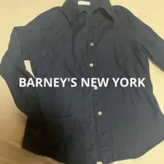 レディース　BARNEY'S NEW YORK ネイビー シャツのサムネイル