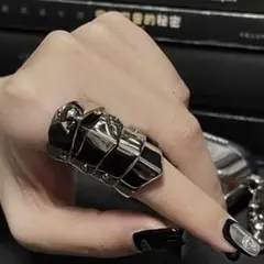 ✨即日発送✨土星 オーブ アーマーリング　【ガンメタル】NANA コスプレ