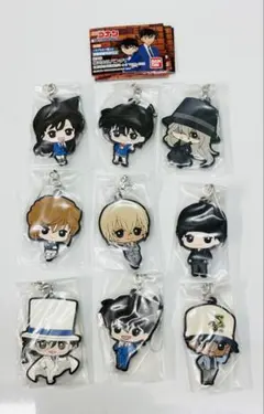 名探偵コナン カプセルラバーマスコット 全9種セット