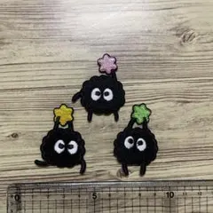 キャラクター ワッペン 3個セット
