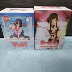 物語シリーズ 戦場ヶ原ひたぎ 羽川翼 フィギュア 2点セット