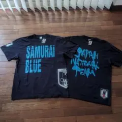SAMURAI JAPANTシャツ（クラシック）（カリグラフィー）2枚セット