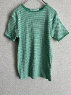 KBF グリーン ボーダー 半袖 Tシャツのサムネイル