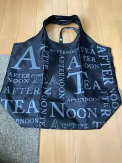 Afternoon Tea エコバッグ 折りたたみ ブラックのサムネイル