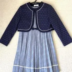 美品　ボレロ付きフォーマルドレス130 入学式