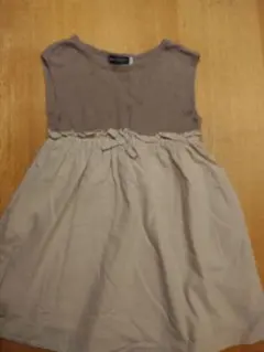 bebe110 夏ワンピース　ベージュ　上品